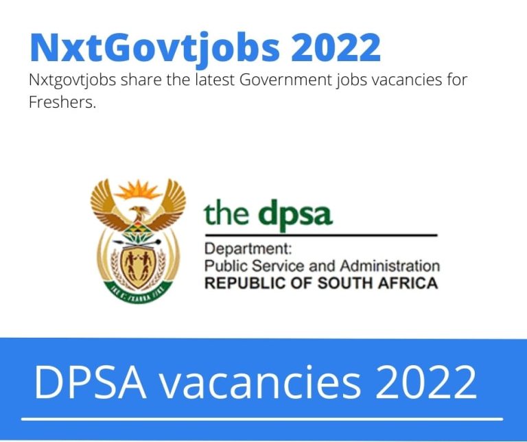 DPSA Electrical Engineering Vacancies in Springbok 2022