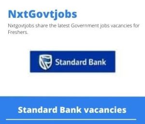 Standard Bank Cash Consultant Vacancies in Noupoort 2022