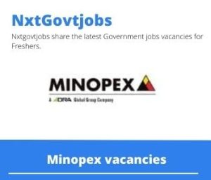 Minopex Engineering Artisan Vacancies in Postmasburg 2022
