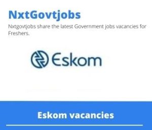 Eskom CNC Technical Official Vacancies in Kimberley – Deadline 01 Aug 2023