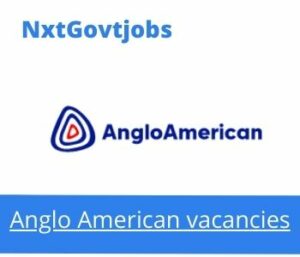 Anglo American Specialist OE & Performance Vacancies in Kathu 2023