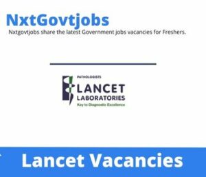 Lancet Manager Peripheral Laboratory Vacancies in Kimberley 2023