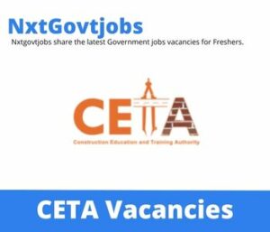 CETA Administrator Provincial Vacancies in Kimberley 2023
