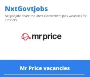 Mr Price Store Miladys Manager Vacancies in Upington 2023