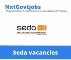 SEDA Branch Administrator Vacancies in Upington – Deadline 13 Sep 2023