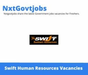Swift Human Resources Project Cost Controller Vacancies in Kathu – Deadline 21 June 2023