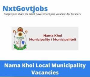 Nama Khoi Municipality Risk And Performance Committee Members Vacancies in Upington – Deadline 07 Sep 2023