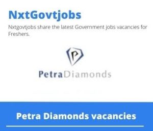 Petra Diamonds Fitter Vacancies in Kimberley – Deadline 14 May 2023