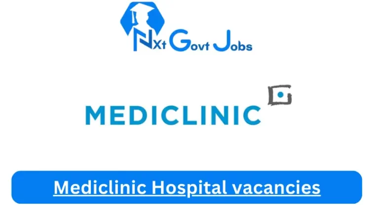 1x Mediclinic Kimberley Vacancies 2023 @mediclinic.co.za Careers